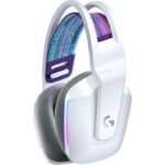 Logitech G733 Auriculares Gaming Inalambricos DTS 7.1 con Microfono - Tecnologia Lightspeed - Iluminacion RGB - Autonomia hasta 29h - Microfono Extraible - Almohadillas Acolchadas - Controles en Auricular - Color Blanco - Imagen 3