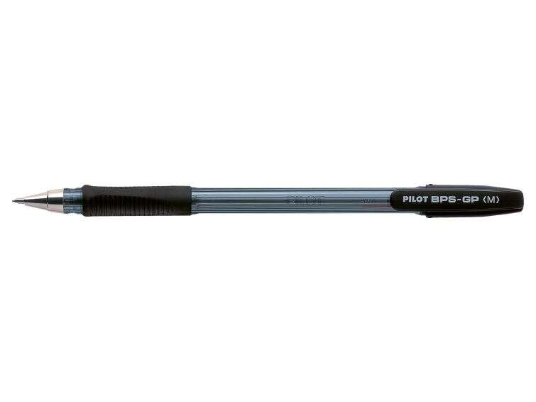 130563_1 Pilot BPS-GP Boligrafo de Bola con Punta Mediana de 1mm - Trazo de 0.25mm - Recargable - Color Negro - Imagen 1