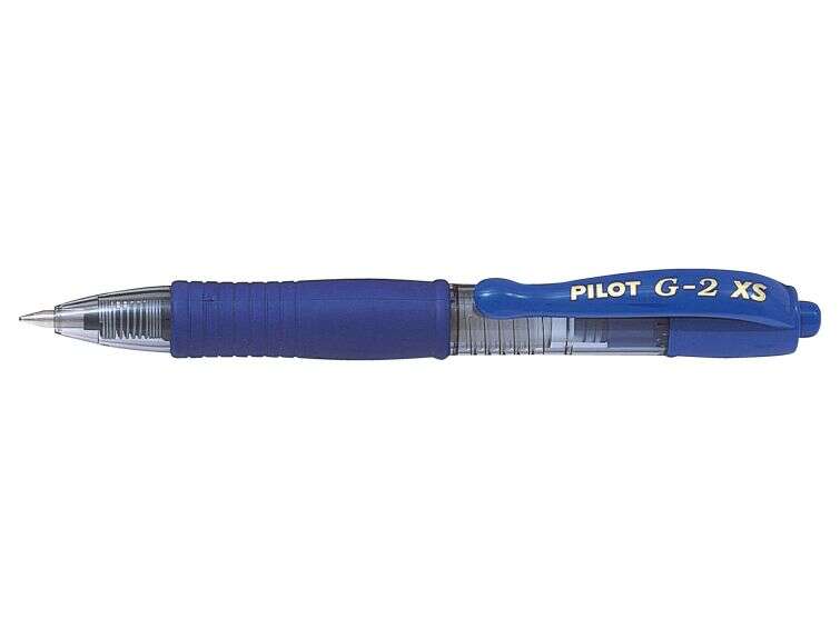 130648_1 Pilot Boligrafo de Gel G2 Pixie XS Retractil - Punta de Bola Redonda 0.7mm - Trazo 0.32mm - Grip Ergonomico - Color Azul - Imagen 1