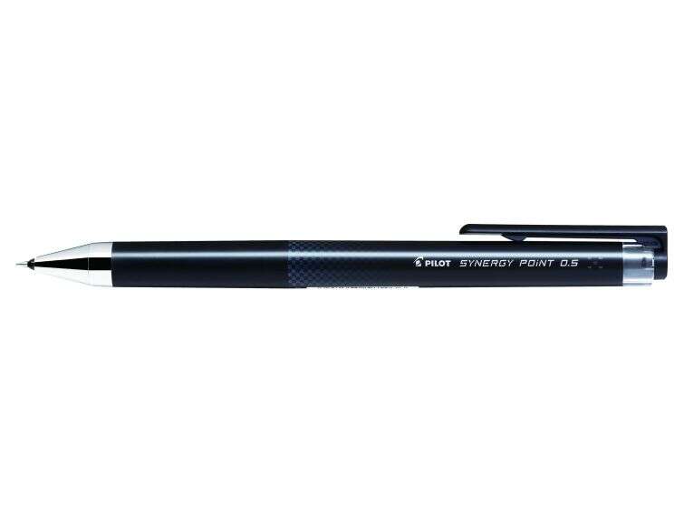 130794_1 Pilot Boligrafo de Gel Synergy Point Retractil - Recargable - Punta Fina 0.5mm - Trazo 0.25mm - Color Negro - Imagen 1