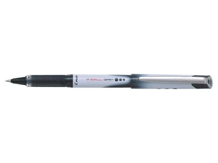 131424_1 Pilot Boligrafo de Tinta Liquida V Ball Grip 05 - Punta de Bola Conica 0.5mm - Trazo 0.3mm - Grip de Goma - Color Negro - Imagen 1