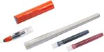 Pilot Pack de Pluma Estilografica Parallel Pen 1.5mm - Punta de Acero - Trazo de 1.5mm - 2 Recargas - Color Negro/Rojo - Imagen 3