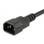 Regleta Alimentación Especial SAIS - 3 Tomas Schuko - Conector IEC Macho - Cable de 1.10m - Color Negro - Imagen 3