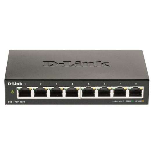 133279_1 D-Link Switch Smart 8 Puertos Gigabit 10/100/1000 Mbps - Imagen 1