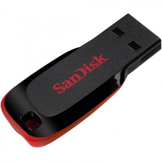 134394_1 Memoria USB 2.0 64GB - Sin Tapa - Color Negro/Rojo (Pendrive) - Imagen 1