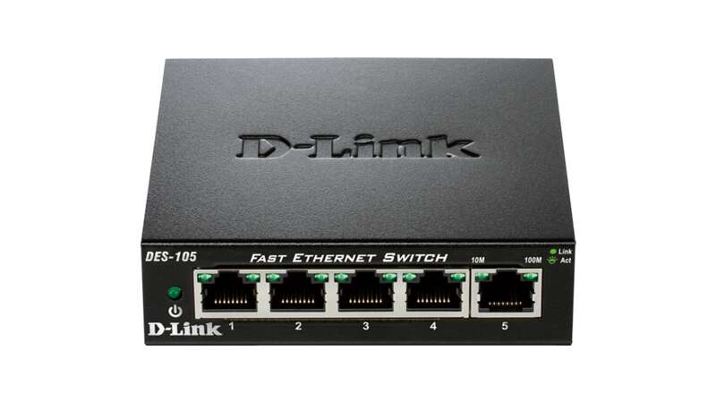 135999_1 D-Link Switch 5 Puertos Fast Ethernet Gigabit 10/100 Mbps - Imagen 1
