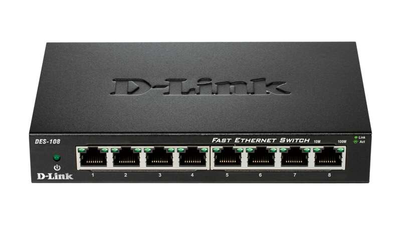 136004_1 D-Link Switch 8 Puertos Fast Ethernet 10/100 Mbps - Imagen 1