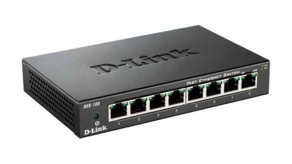 D-Link Switch 8 Puertos Fast Ethernet 10/100 Mbps - Imagen 2