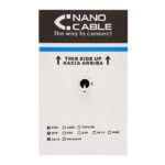 Nanocable Cable de Red RJ45 Cat.6 UTP Rigido AWG24 - Longitud 305m - Color Gris - Imagen 2