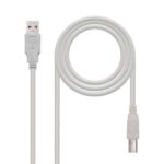 Nanocable Cable de Impresora USB-A 2.0 Macho a USB-B Macho 3m