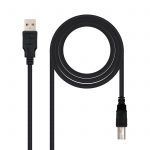 Cable de Impresora USB-A 2.0 Macho a USB-B Macho 1.80m