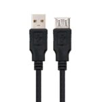 Nanocable Cable Prolongador USB-A 2.0 Macho a USB-A Hembra 1.80m - Imagen 2