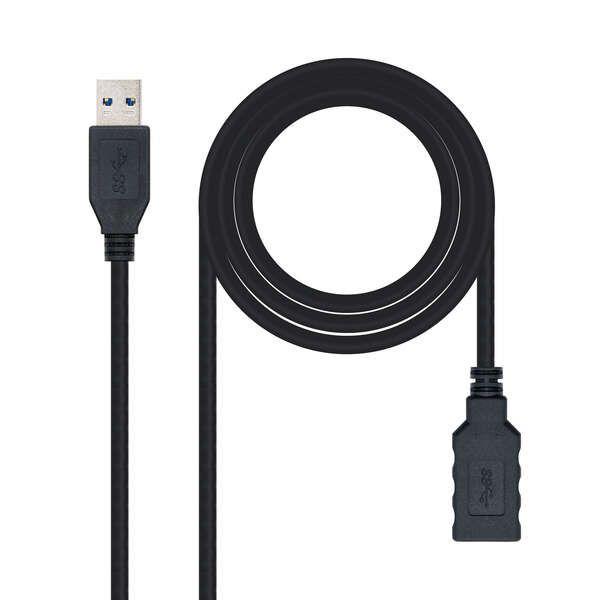 138034_1 Nanocable Cable USB-A 3.0 Macho a USB-A Hembra 3m - Imagen 1