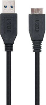 Nanocable Cable USB-A 3.0 Macho a Micro-USB 3.0 Macho 1m - Imagen 2