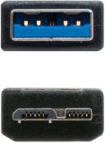 Nanocable Cable USB-A 3.0 Macho a Micro-USB 3.0 Macho 1m - Imagen 3