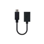 Nanocable Cable USB-C 2.0 Macho a USB-A Hembra 15cm - Imagen 2