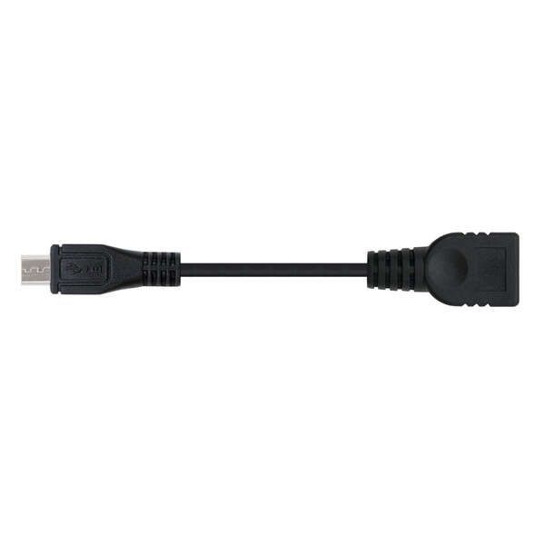 138469_1 Nanocable Cable Micro USB 2.0 OTG Macho a USB-A Hembra 15cm - Imagen 1