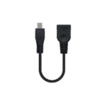 Nanocable Cable Micro USB 2.0 OTG Macho a USB-A Hembra 15cm - Imagen 2