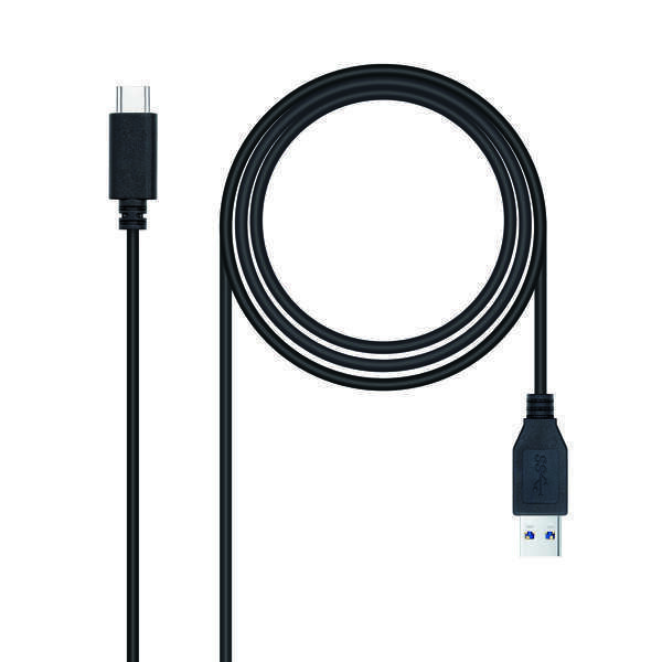 138489_1 Nanocable Cable USB-C 3.1 Gen 2 10Gbps Macho a USB-A Macho 1.50m - Imagen 1