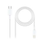 Nanocable Cable USB-C Macho a Lightning Macho 1m - Color Blanco