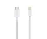 Nanocable Cable USB-C Macho a Lightning Macho 1m - Color Blanco - Imagen 2