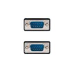 Nanocable Cable SVGA con Ferrita HDB15 Macho a HDB15 Macho 1m - Color Negro - Imagen 3