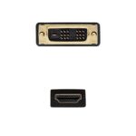 Nanocable Cable DVI 18+5 Macho a HDMI Macho 3m - Color Negro - Imagen 3