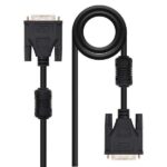 Nanocable Cable DVI Dual Link 24+1 Macho a DVI 24+1 Macho 1.80m - Color Negro