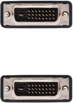 Nanocable Cable DVI Dual Link 24+1 Macho a DVI 24+1 Macho 1.80m - Color Negro - Imagen 3