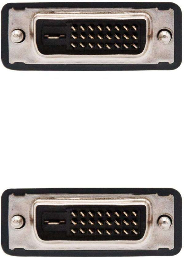 Nanocable Cable DVI Dual Link 24+1 Macho a DVI 24+1 Macho 1.80m - Color Negro - Imagen 3