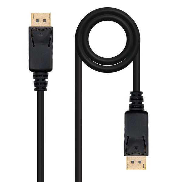 138859_1 Nanocable Cable DisplayPort Macho a DisplayPort Macho 1m - Color Negro - Imagen 1