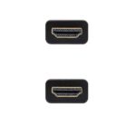 Nanocable Cable HDMI v2.0 Macho a HDMI v2.0 Macho 3m - 4K@60Hz 18Gbps - Alta Velocidad - Recubierto Nylon Trenzado - Color Negro/Azul - Imagen 3