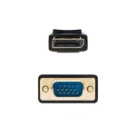 Nanocable Cable Conversor DisplayPort Macho a VGA Macho 2m - Color Negro - Imagen 3