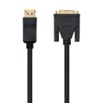 Nanocable Cable Conversor DisplayPort Macho a DVI Macho 2m - Color Negro - Imagen 2