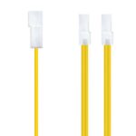 Nanocable Cable Alimentacion Molex 4pin Macho a 2x Molex 4pin Hembra 0.20m - Imagen 2