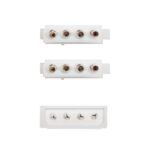 Nanocable Cable Alimentacion Molex 4pin Macho a 2x Molex 4pin Hembra 0.20m - Imagen 3