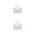 Nanocable Cable de Red Latiguillo RJ45 Cat.6 UTP AWG24 0.50m - Color Gris - Imagen 3