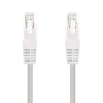 Nanocable Cable de Red Latiguillo RJ45 Cat.6 UTP AWG24 3m - Color Blanco - Imagen 2