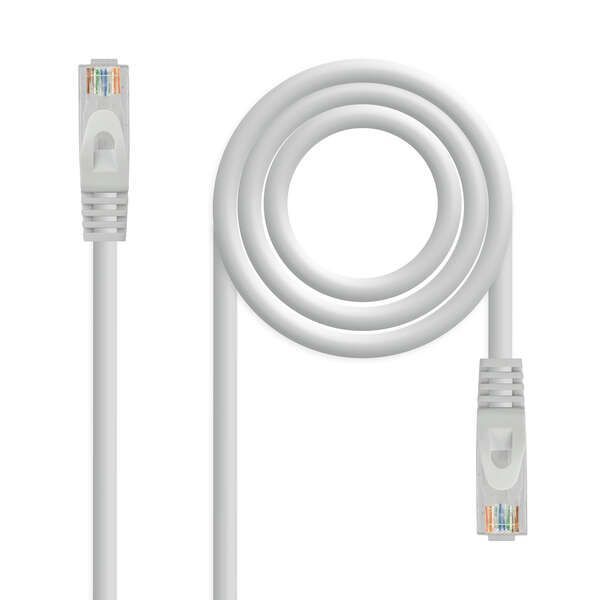 140069_1 Nanocable Cable de Red Latiguillo RJ45 LSZH Cat.6a UTP AWG24 1m - Color Gris - Imagen 1