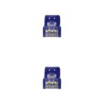 Nanocable Cable de Red Latiguillo RJ45 LSZH Cat.6a UTP AWG24 2m - Color Azul - Imagen 3