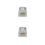 Nanocable Cable de Red Latiguillo RJ45 LSZH Cat.6a UTP AWG24 10m - Color Gris - Imagen 3