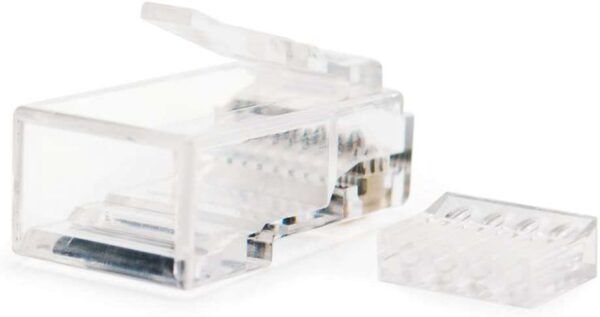 Nanocable Conector para Cable de Red RJ45 Cat.6 UTP 8 Hilos 10uds. - Imagen 2