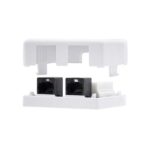 Nanocable Roseta de Superficie RJ45 Cat.6 UTP 2 Tomas - Imagen 2