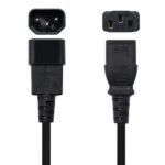 Nanocable Cable de Alimentacion CPU C13 Hembra a C14 Macho 3m - Color Negro - Imagen 2