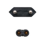 Nanocable Cable de Alimentacion Forma 8 CEE7/16 Macho a C7 Hembra 1.50m - Color Negro - Imagen 3