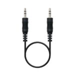 Nanocable Cable Audio Estereo Jack 3.5mm Macho a Jack 3.5mm Macho 1.50m - Color Negro