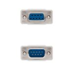 Nanocable Cable Serie Modem DB9 Macho a DB9 Hembra 6m - Color Beige - Imagen 3