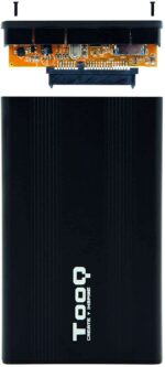 Tooq Carcasa Externa HDD/SDD 2.5" hasta 9,5mm SATA USB 2.0 - Color Negro - Imagen 3