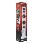 NGS Sky Charm Torre de Sonido Bluetooth 50W - Mando a Distancia - Pantalla LED - USB, Radio FM, Aux In y Entrada Optica TV - Carcasa de Madera - Color Blanco - Imagen 4