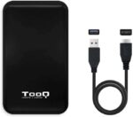 Tooq Carcasa Externa HDD/SDD 2.5" hasta 9.5mm SATA USB 3.0/3.1 Gen 1 - Sin Tornillos - Color Negro - Imagen 3